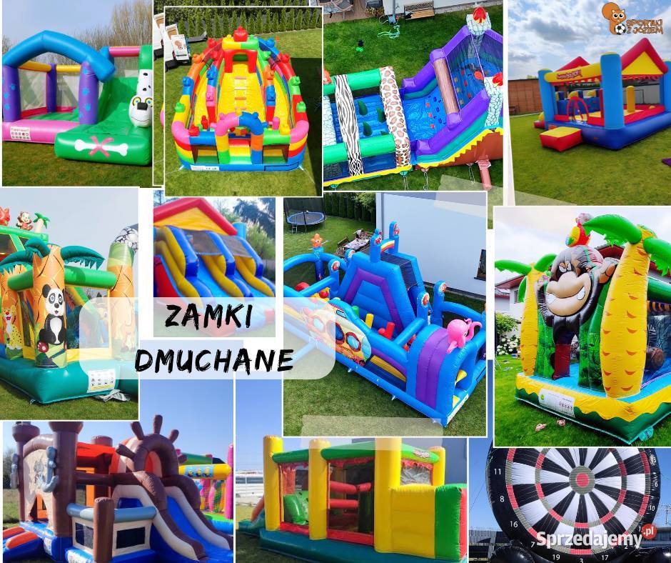 Zamek dmuchany Dmuchaniec Organizacja imprez Gry Poznań sprzedam