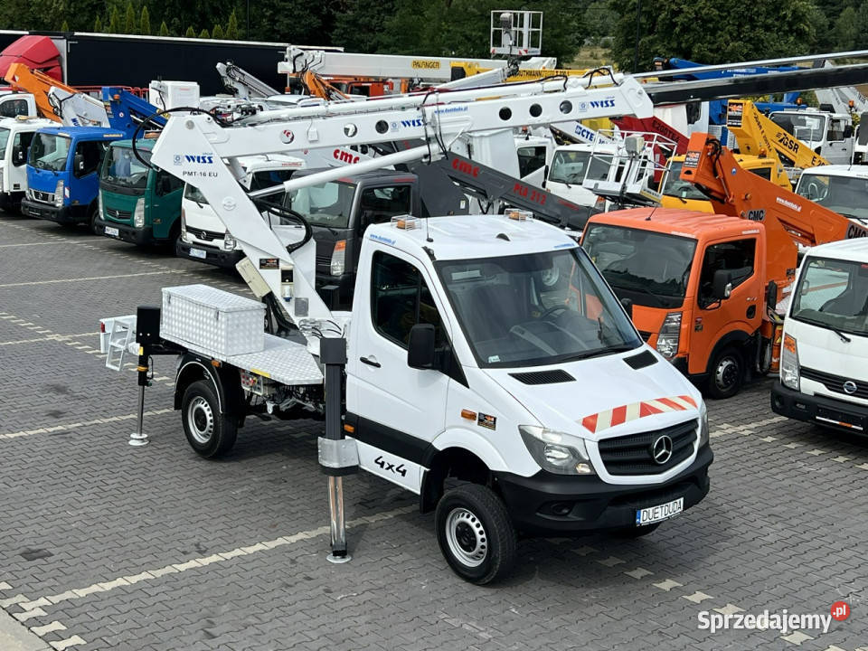 Mercedes Sprinter 316 CDI 4X4 PODNOŚNIK KOSZOWY pełny VAT Widełki