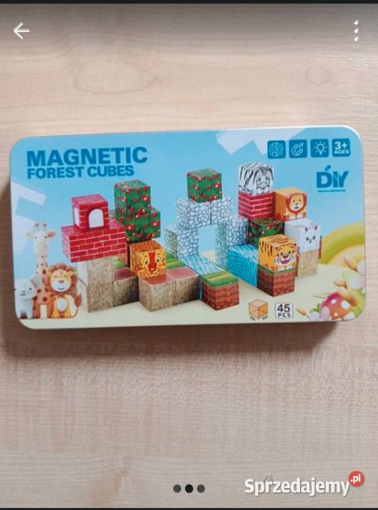 Klocki magnetyczne w puszce Magnetic Forest Ligota Bialska