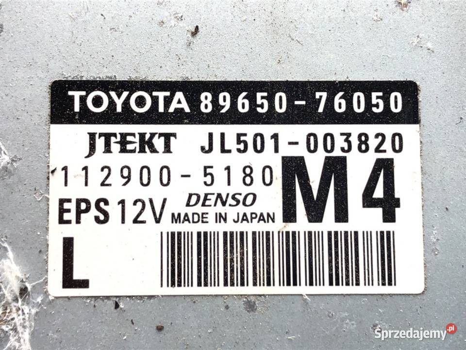 MODUŁ WSPOMAGANIA LEXUS CT 8965076050 STEROWNIK Pompy wspomagania podkarpackie