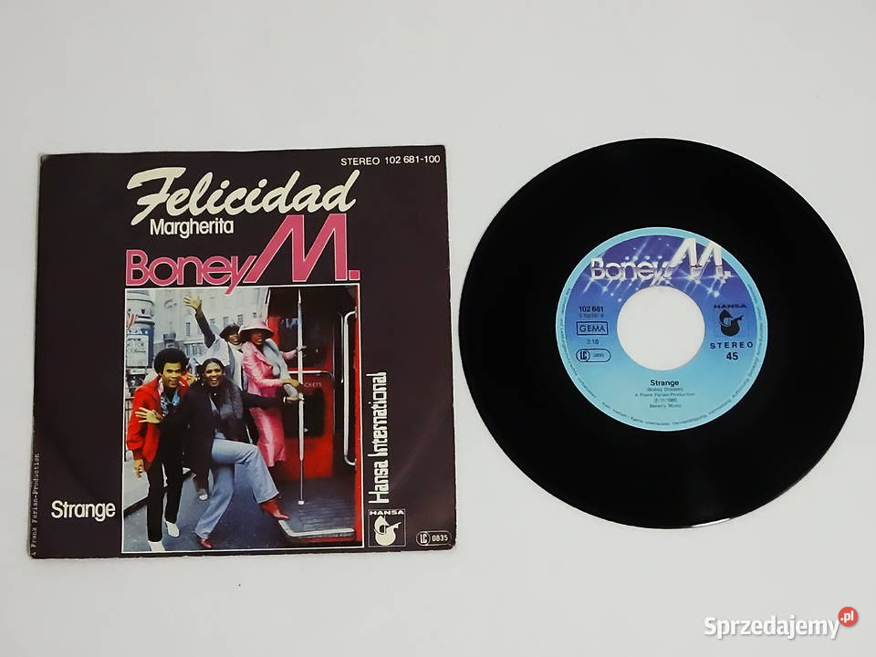 Boney M Felicidad Margherita Label Hansa 102 681 Biłgoraj sprzedam