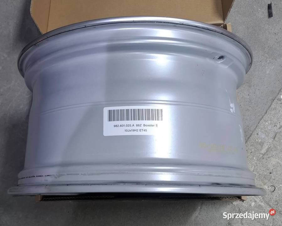 Alufelgi Porsche boxster S 10Jx19H2 et45 aluminiowe Opony i felgi Kraków