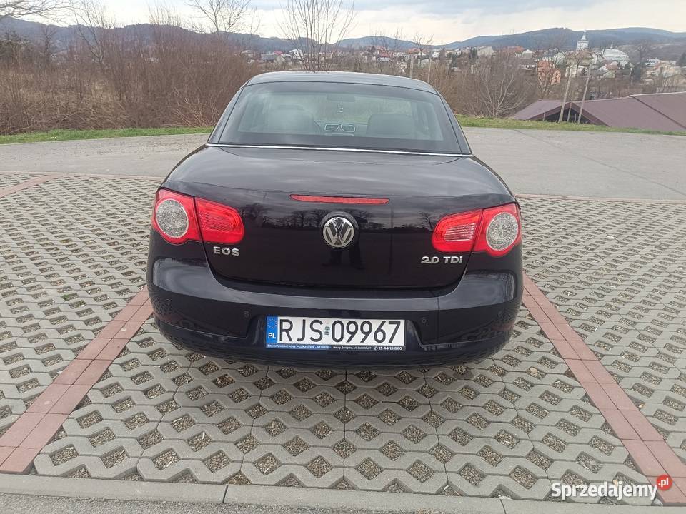 VW Eos 20 TDI 140 cabrio ASR (kontrola trakcji) podkarpackie Nowy Żmigród