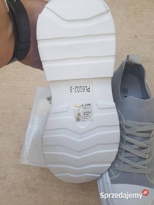 Szare damskie sneakersy Nowe Obuwie sportowe Damskie zachodniopomorskie Gryfino