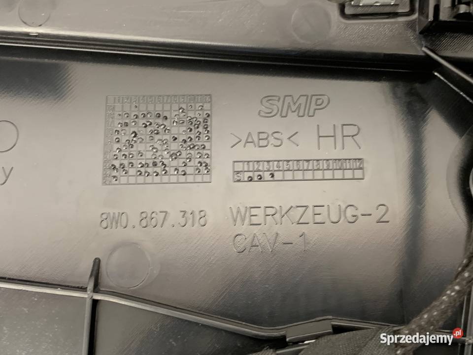 BOCZEK DRZWI PRAWY TYŁ AUDI A4 B9 Kombi Motoryzacja