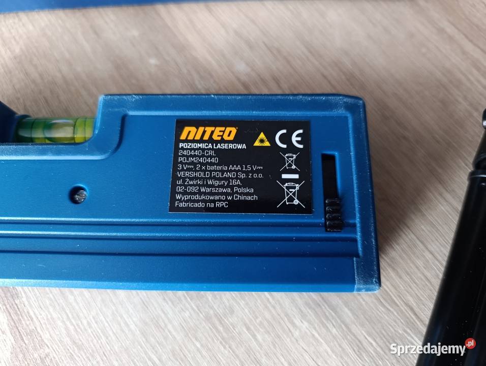 Poziomica laserowa Nited Kwidzyn