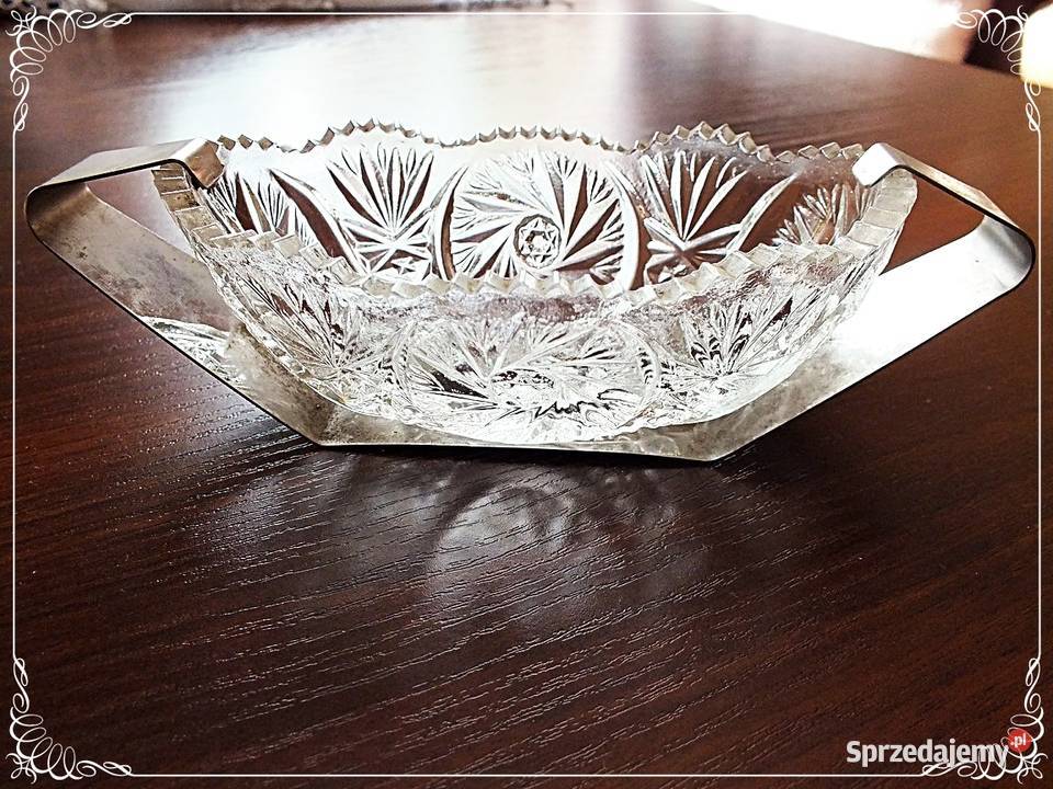 Żardiniera Stojadła Nierdzewneszklana miseczka