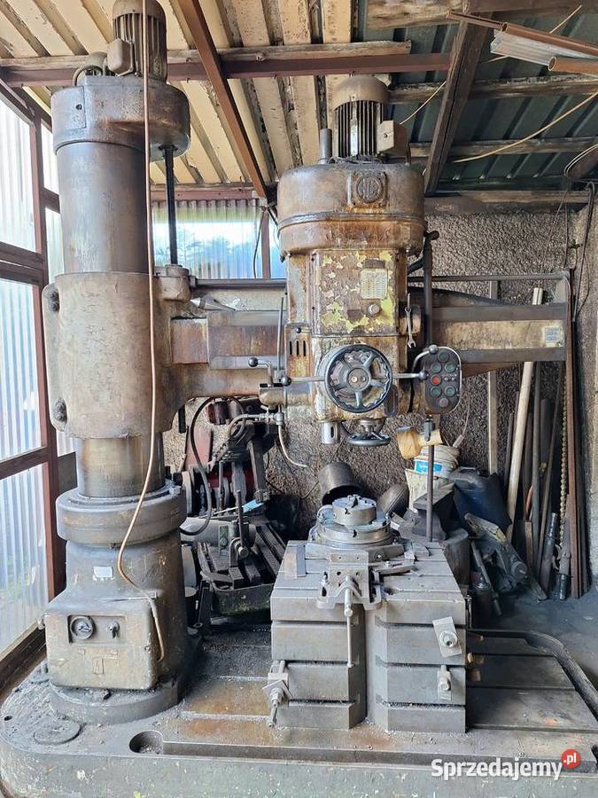 Wiertarka promieniowa H Cegielski Poznań WR 5016 Biznes i Przemysł Pcim