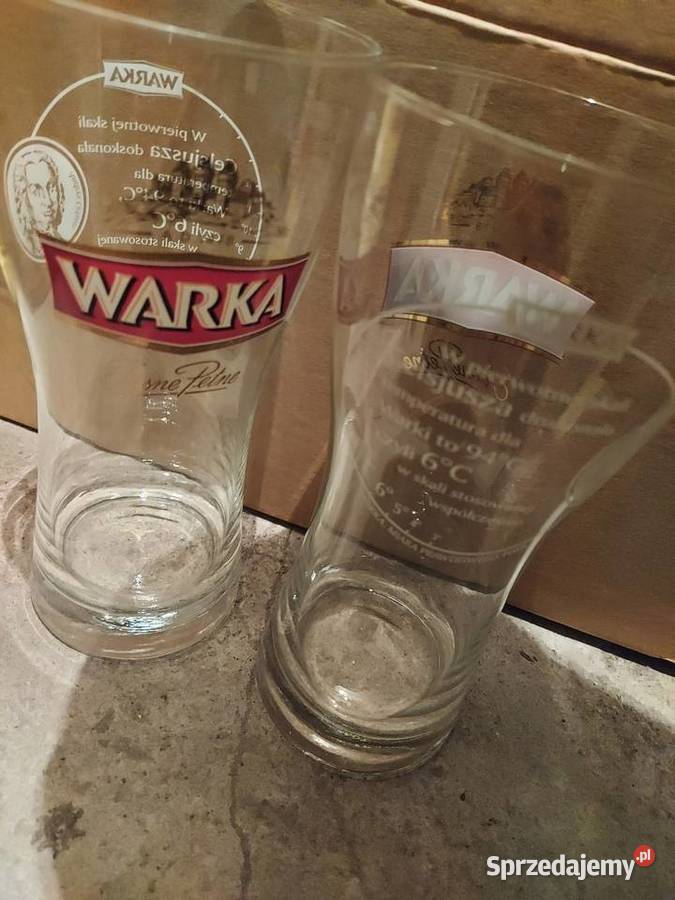 Szklanki do piwa 6 I 12 nowe Grójec