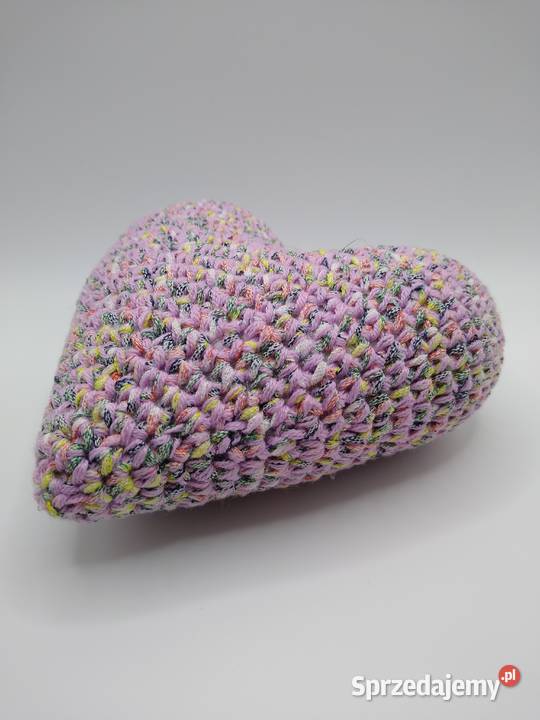Serce wykonane na szydełku Handmade Gdańsk