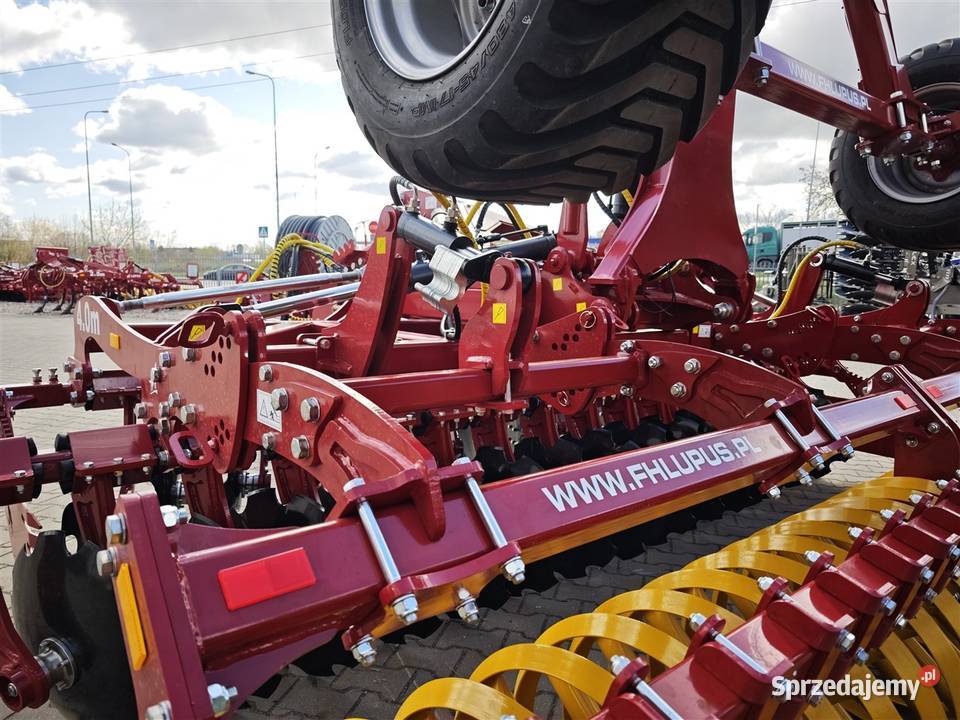Brona talerzowa 4m hydraulicznie składana nieuszkodzony Kwidzyn sprzedam