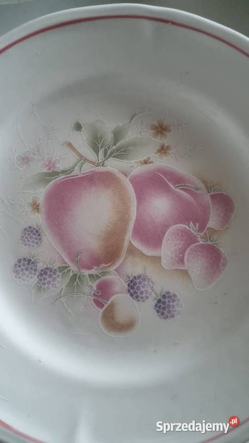 Talerze Deserowe Ceramika Włoska Ironstone Wola Podłężna