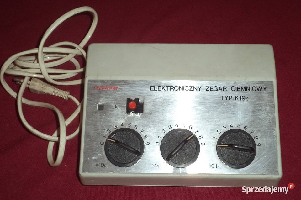 Zestaw do ciemni fotograficznej gilotyna zegar śląskie Piekary Śląskie sprzedam