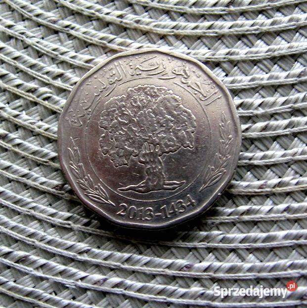 Tunezja 2 Dinary 2013r Kalisz