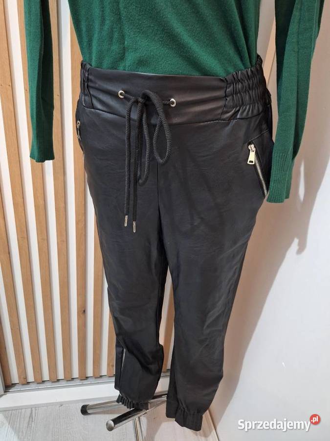 LXL Spodnie eko skórka nowe
