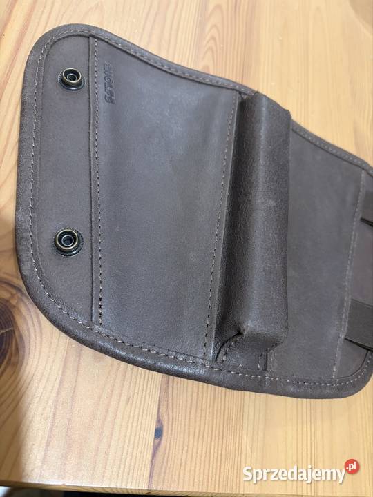 Skórzana baka na kolbę SHOOTER 2WOLFS brązowa mazowieckie Warszawa