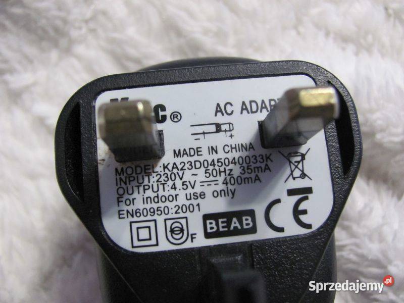 ładowarka zasilacz sieciowy Ktec KA23D045040033K Zamość