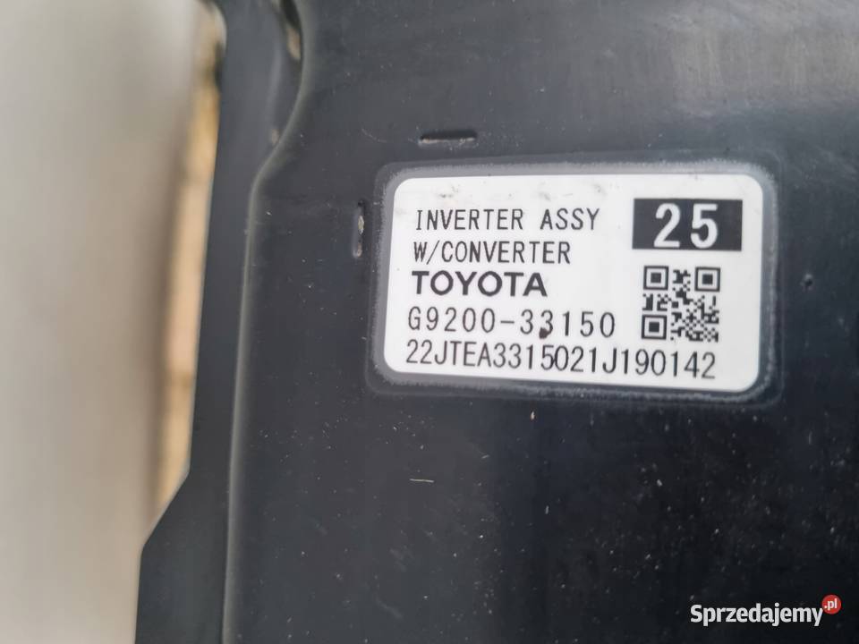 Toyota Camry VIII 25 H Hybryda INWERTER falownik osobowe Chełm