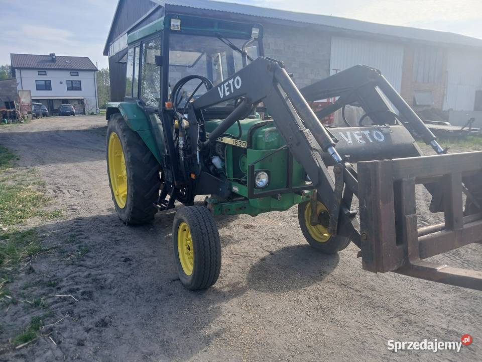 John Deere 1630 Tur Ladowacz czolowy ciagnik Kabina John Deere Wieluń sprzedam