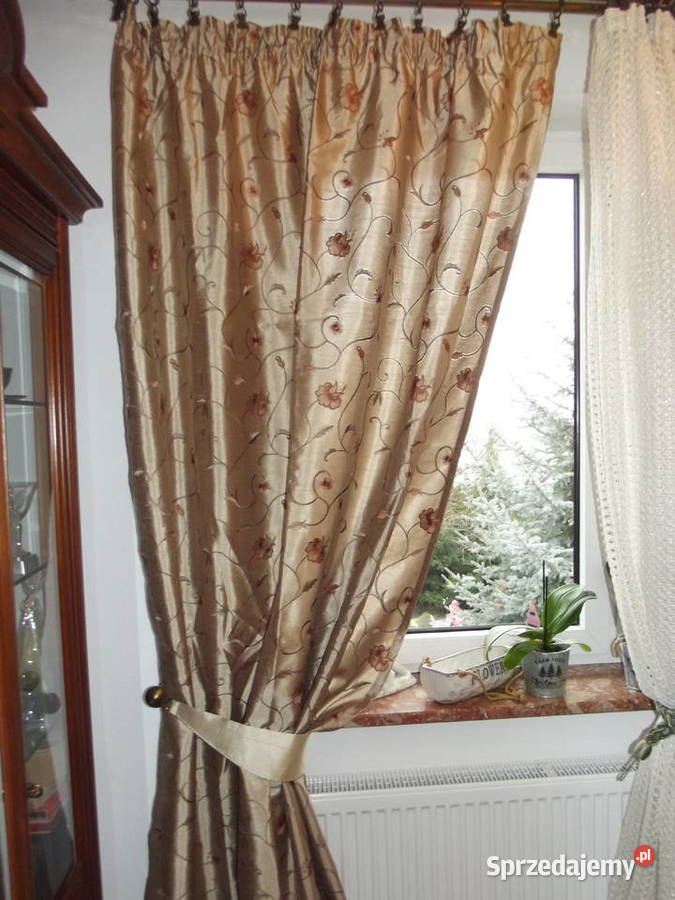 Zasłony tafta haftowana 2 x 140250 Piekary Śląskie