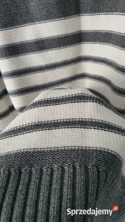 Męski sweter w paski Springfield 100 bawełna Leżajsk