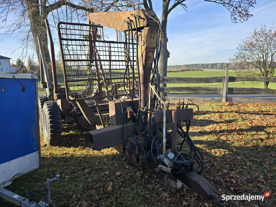 Przyczepa leśna do zrywki duża 1215 ton