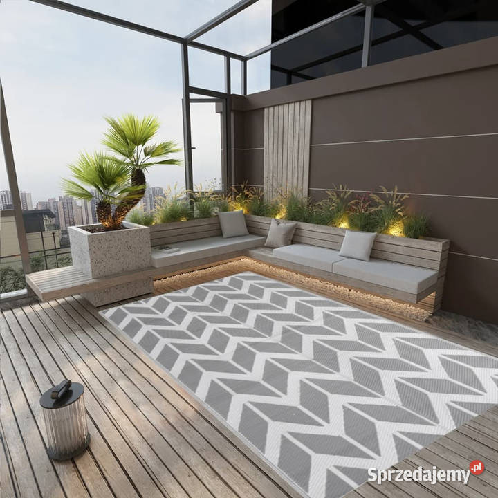 vidaXL Dywan zewnętrzny ARAKIL szarySKU316952 Warszawa