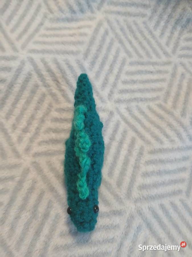 Pluszowy dinozaur na szydełku Tkanina  Warszawa