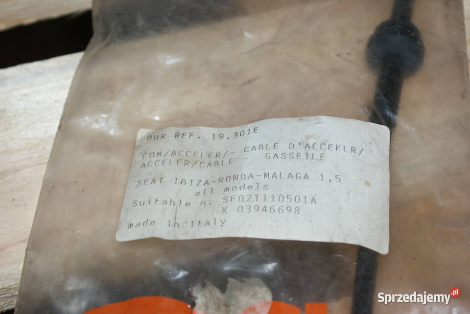 LINKA GAZU SEAT IBIZA MALAGA NOWA mazowieckie Białobrzegi