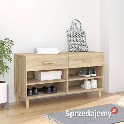 vidaXL Szafka na buty dąb sonoma 102x35x55 mazowieckie Warszawa