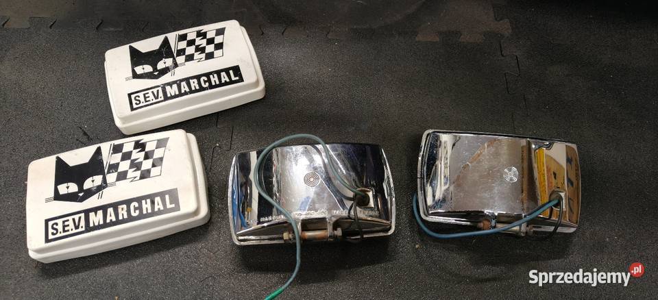 Halogeny żólte SEV Marchal parę mazowieckie Zielonka