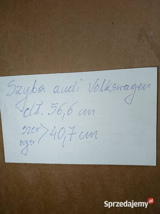 SZYBA BOCZNA VOLKSWAGEN WYMIARY 566X407 Części samochodowe podkarpackie Leżajsk sprzedam