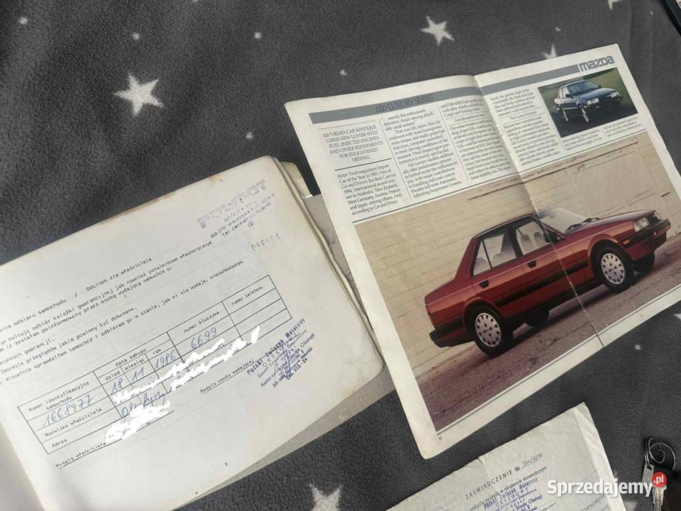 Mazda 626 GC II 1986r 20D 1wł Nowości Salon Iława sprzedam