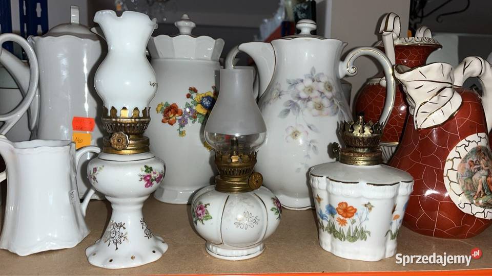 Lampa porcelana Miniaturka pomorskie Gdańsk
