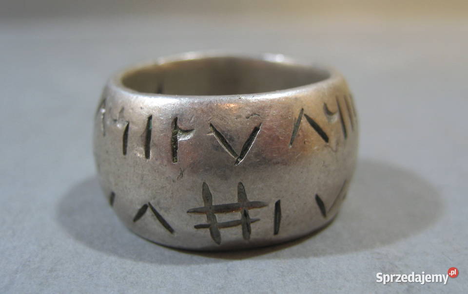 Srebrny Pierscien Skandynawia Pierścionki sprzedam