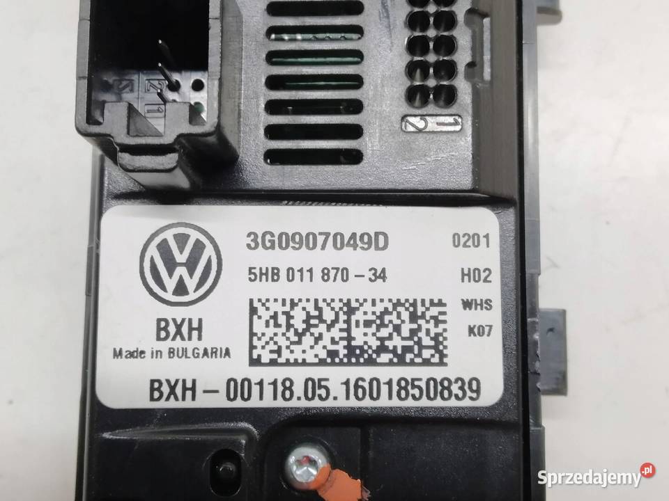 PANEL NAWIEWU 3G0907049D VW Volkswagen Passat