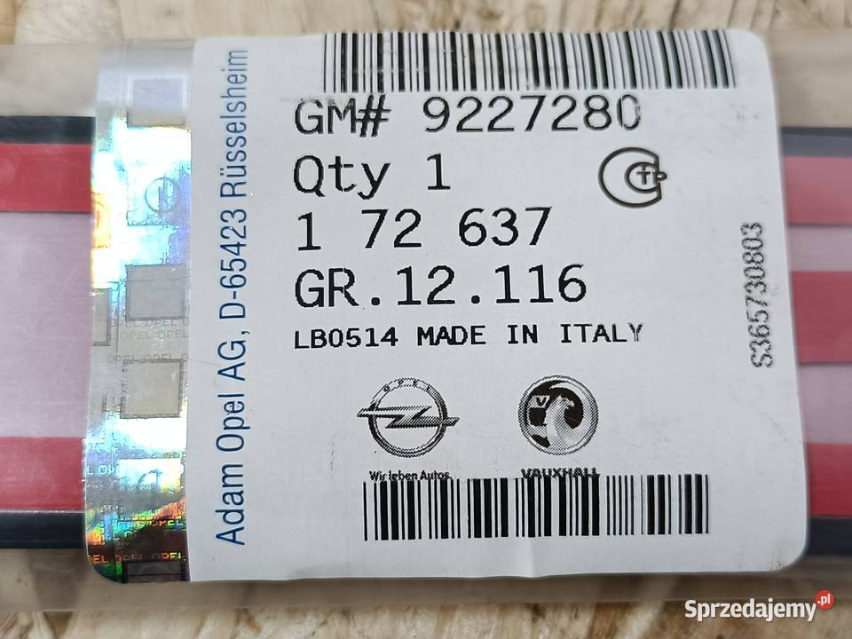 OPEL CORSA C LISTWA DRZWI PRAWY PRZÓD 9227278 Listwy i nakładki Pleszew