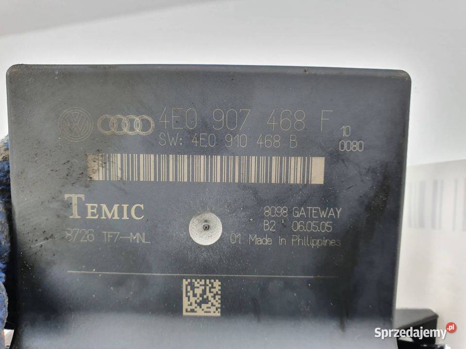MODUŁ AUDI A8 D3 4E0907468F Motoryzacja Lipno sprzedam