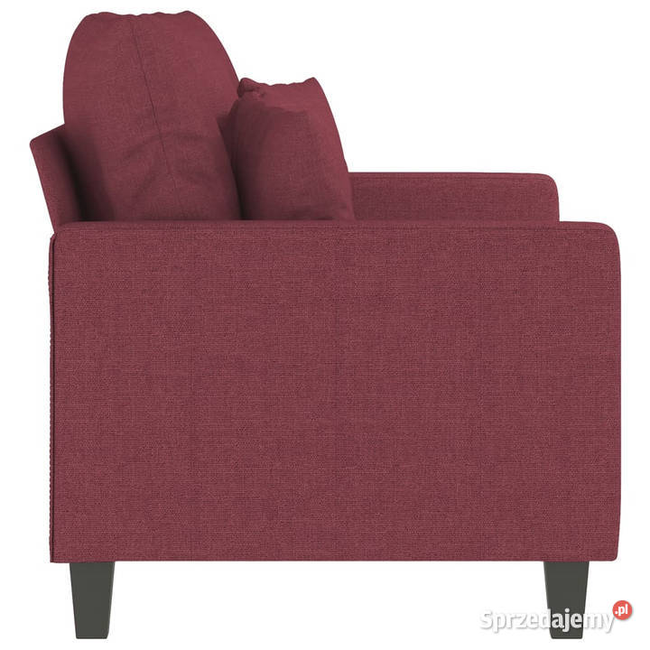 Sofa 2osobowa winna czerwień 120 tapicerowana Warszawa