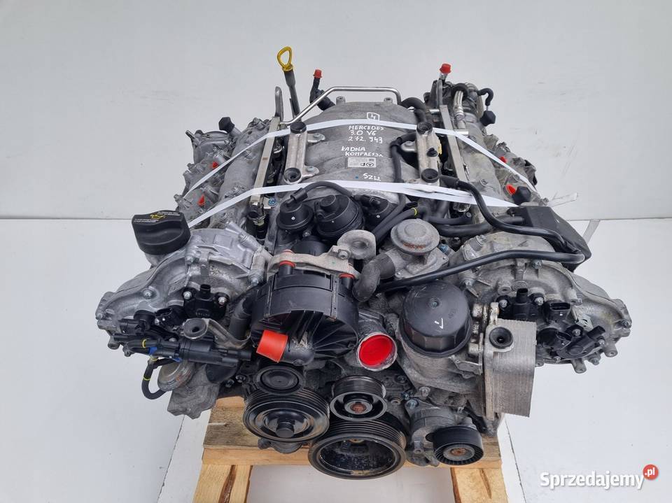 SILNIK KOMPLET Mercedes W211 30 V6 118 272943 osobowe Janów