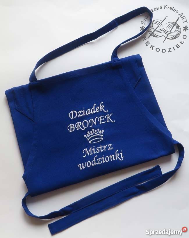 Fartuch z HAFTEM imieniem PREZENT na DZIEŃ BABCI Toruń