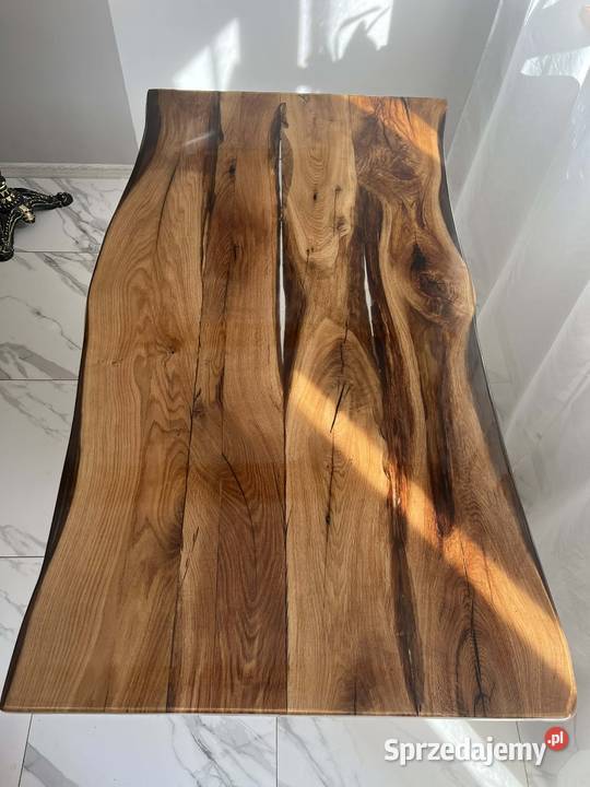 Stół z żywicy epoksydowej dęba 149cm sprzedam