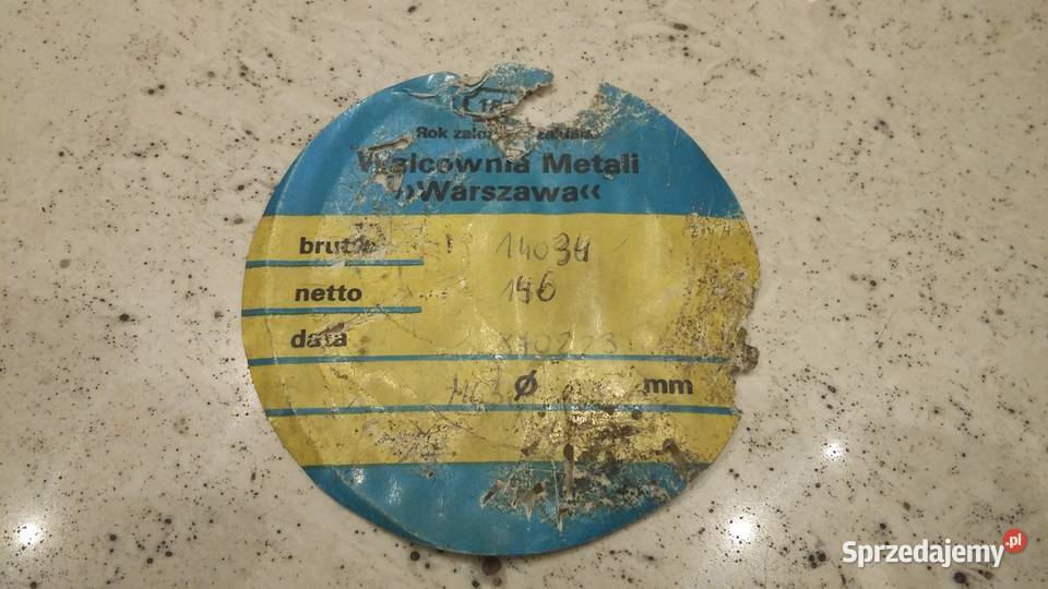 Mosiądz Drut Mosiężny kolor złota fi 08 mm 50m Pozostałe mazowieckie Warszawa