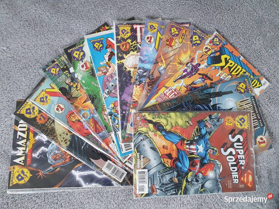 Amalgam Comics zestaw 13 komiksów USA Marvel DC