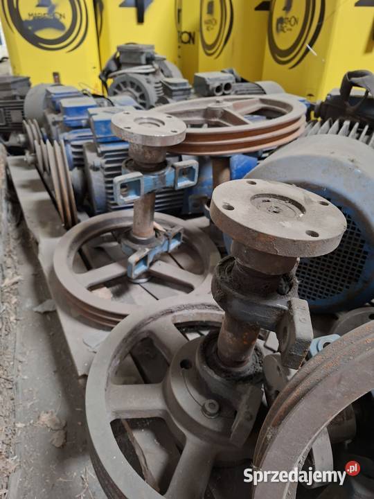 Silniki przemysłowe z kołami pasowymi