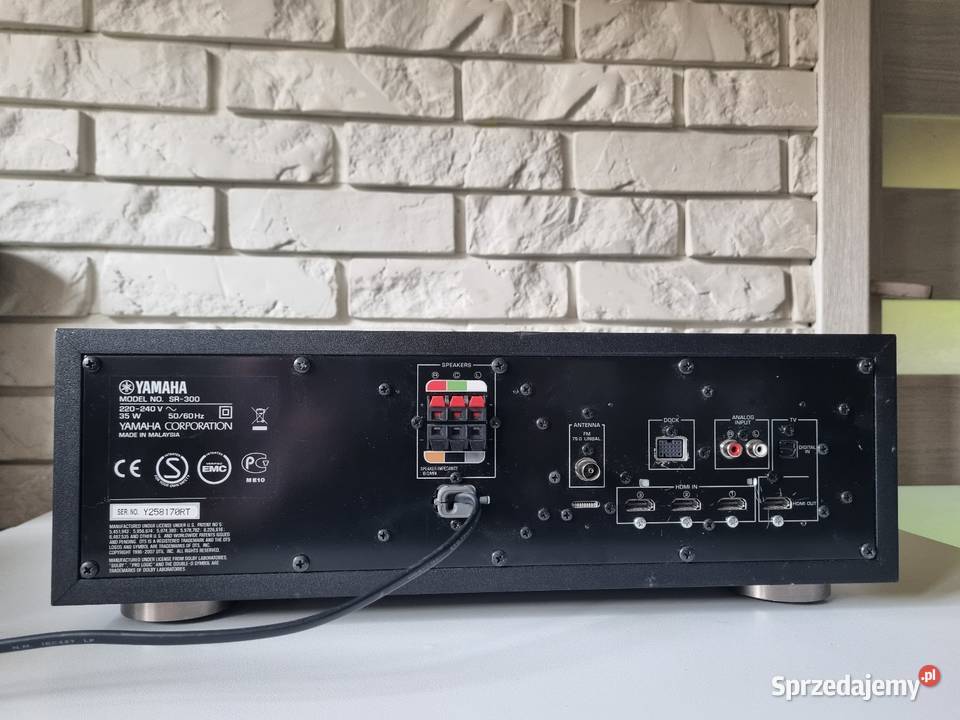 Wzmacniacz subwoofer w jednym YAMAHA SR300 combo pomorskie Solnica