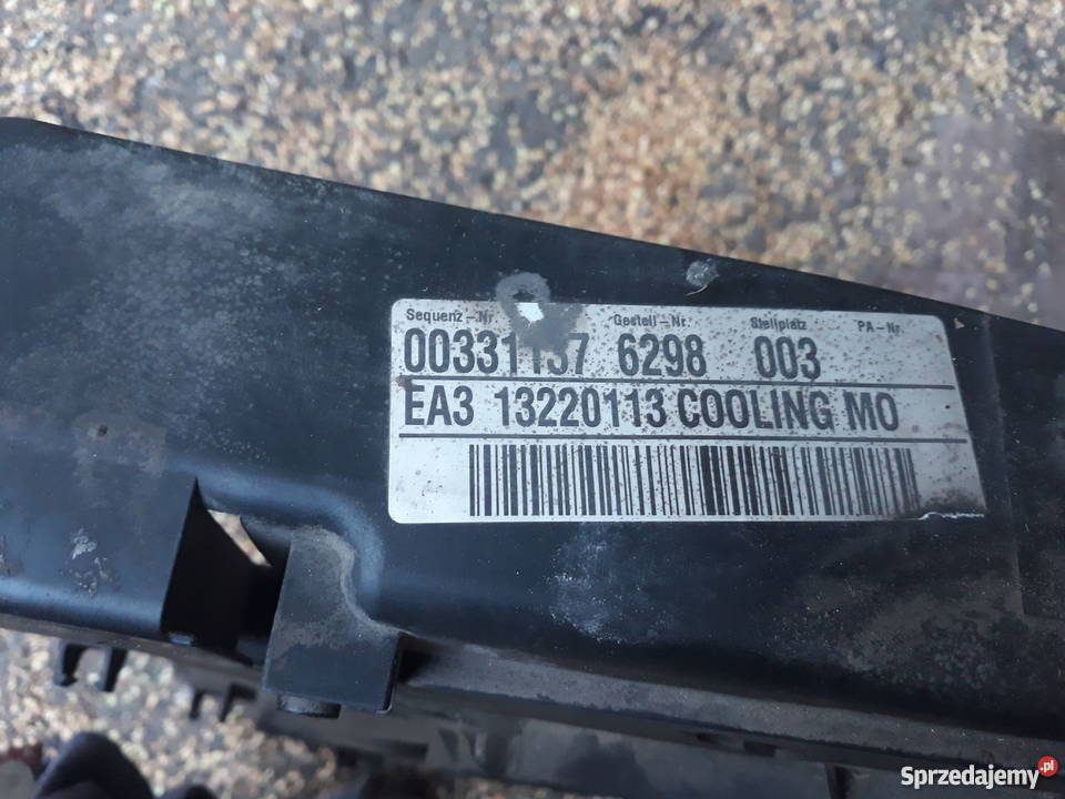 obudowa wentylatora insignia 18 XER 13220113 osobowe Bydgoszcz