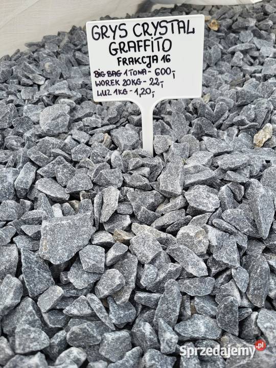 Crystal White 16 grys Kamienie ogrodowe Lesznowola
