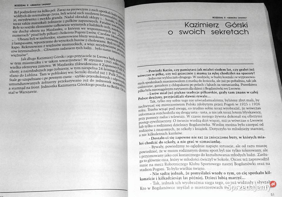 Piłka jest okrągła Kazimierz Górski Autograf Chełm