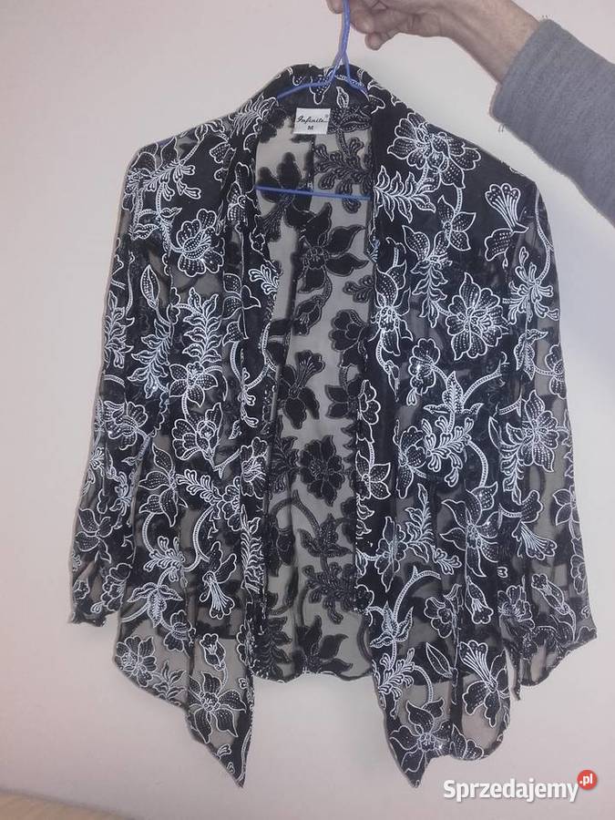 elegancka koronkowa narzuta koszulka damska Rozmiar 38(M) Będzin